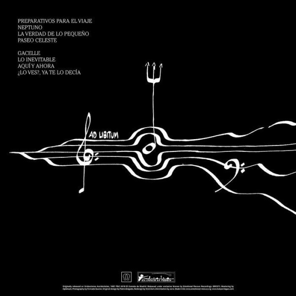 Luis PANIAGUA - Neptuno (140 gram vinyl LP) (Back)