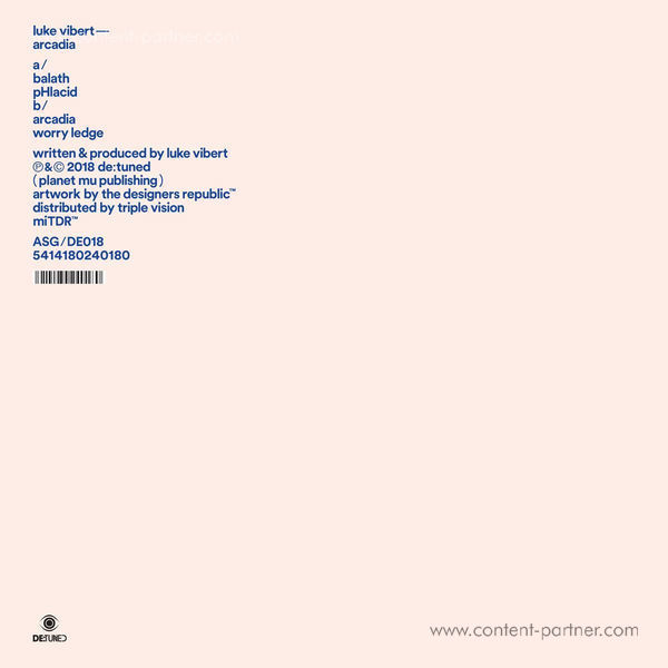 Luke Vibert - Arcadia (Back)