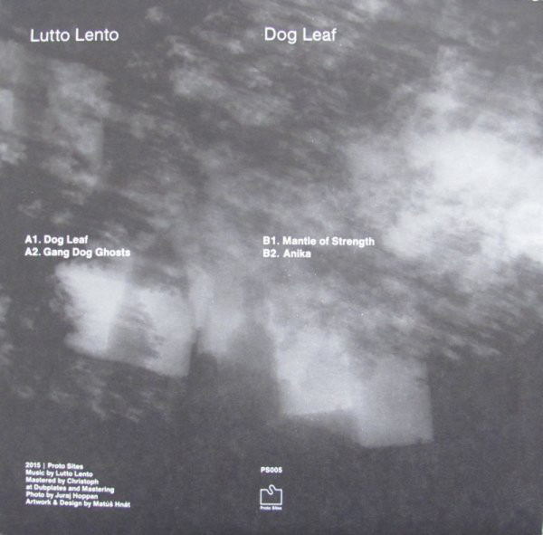 Lutto Lento - Dog Leaf (Back)