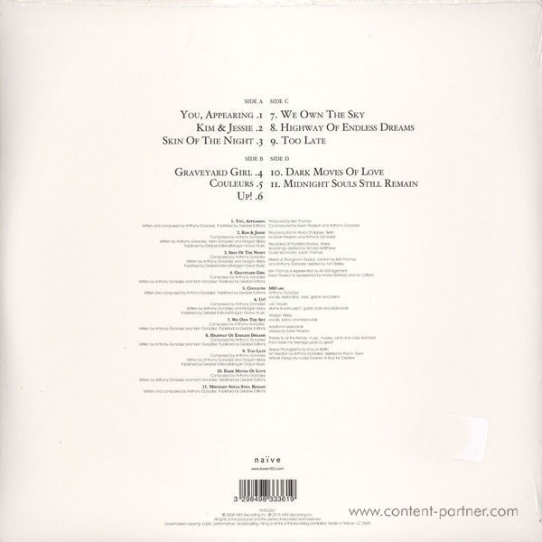M83 - Saturdays = Youth (2LP 180g) (Back)