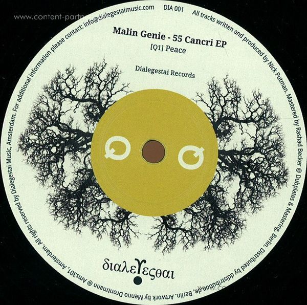 MALIN GENIE - 55 CANCRIE EP (Back)