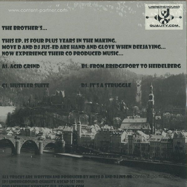 MOVE D and JUS-ED - BROTHERS E.P (Back)
