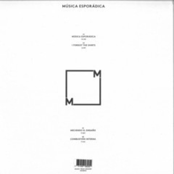 MÚSICA ESPORÁDICA - S/T (Back)
