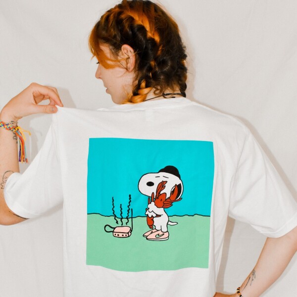 Ma Bae Be Luv T-shirt - White Short Sleeve T-Shirt L (Back)