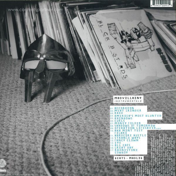 Madvillain - Madvillainy (2LP, Repress) (Back)