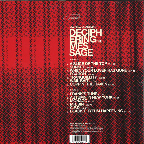 Makaya McCraven - Deciphering The Message (Back)
