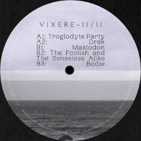 Malin Genie - Vixere I/II (180 gram vinyl 12") (Back)