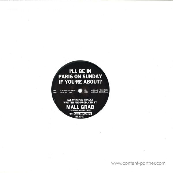 Mall Grab - I'll be in Paris On Sunday (Back)