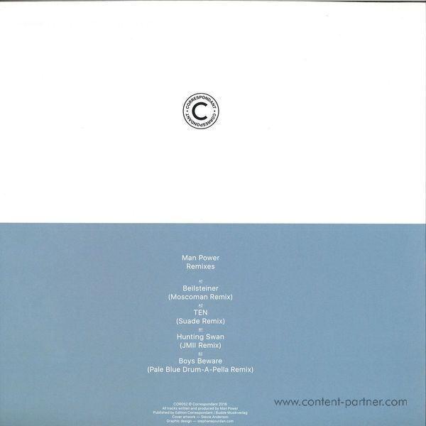 Man Power - Album Remixes (Back)