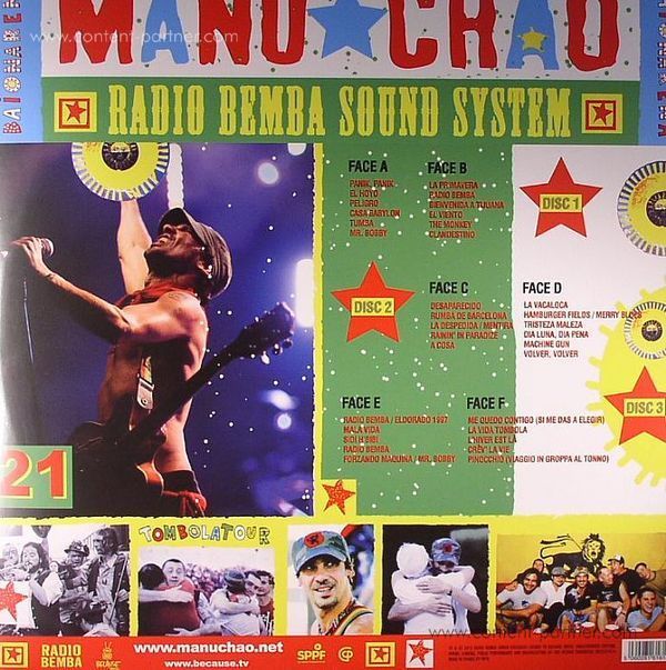 Manu Chao - Live Baionarena (3LP+CD) (Back)