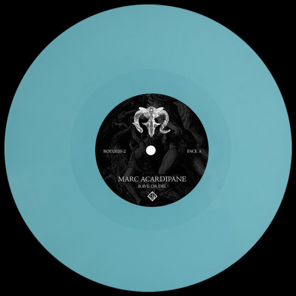 Marc Acardipane / Mental Fear Productions / Dave T - RAVE ENCOUNTER VOL.2 [light blue vinyl + purple vi (Back)