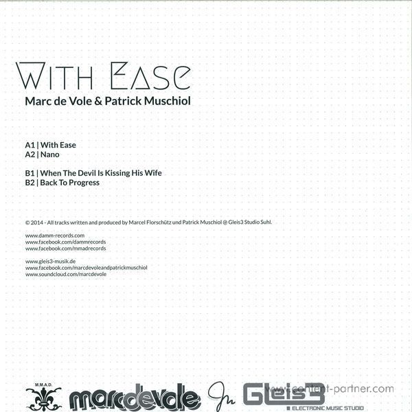 Marc De Vole & Patrick Muschiol - With Ease (Back)