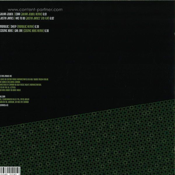 Marc Houle - Restored Ep 3 (Monoloc, Julian Jeweil... (Back)