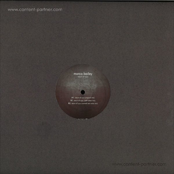 Marco Bailey - Return Of Ryuu (Back)