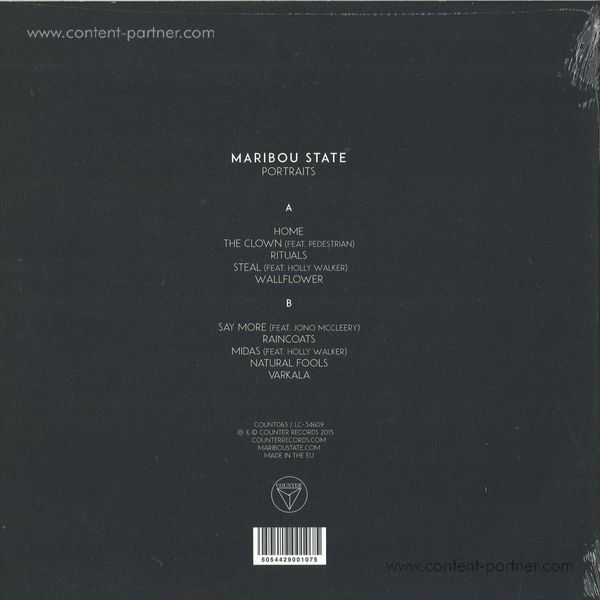 Maribou State - Portaits (LP + MP3) (Back)