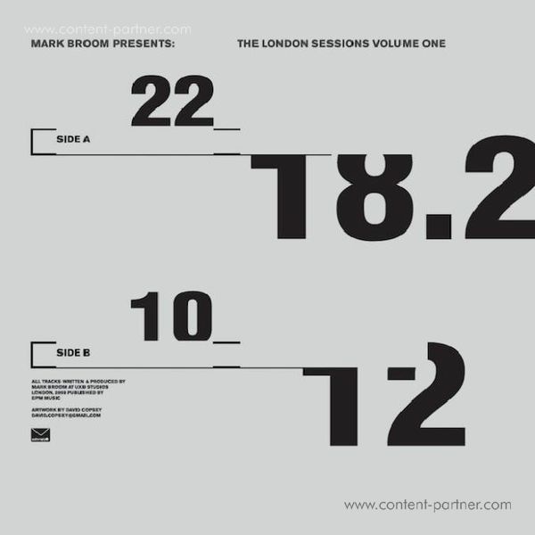 Mark Broom - The London Sessions, Vol. 1 (Back)