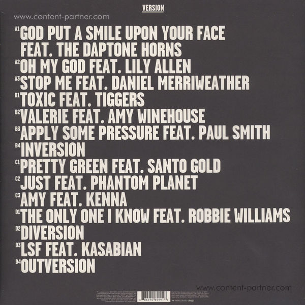 Mark Ronson - Version (Reissue 2015) (Back)
