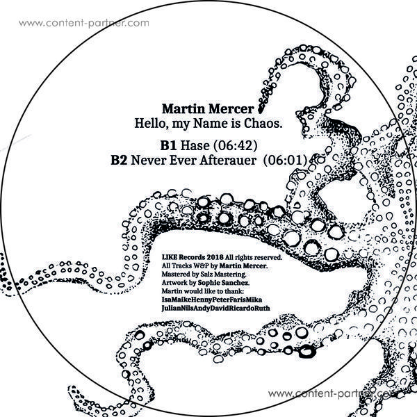 Martin Mercer - Hello My Name Is Chaos (Back)