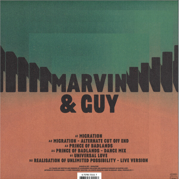 Marvin & Guy - Migration (12" Vinyl) (Back)