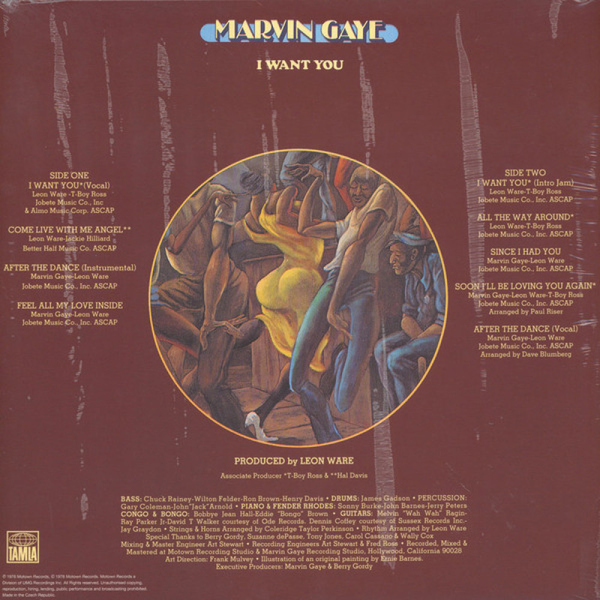 Marvin Gaye - I Want You (Back To Black LP) (Back)