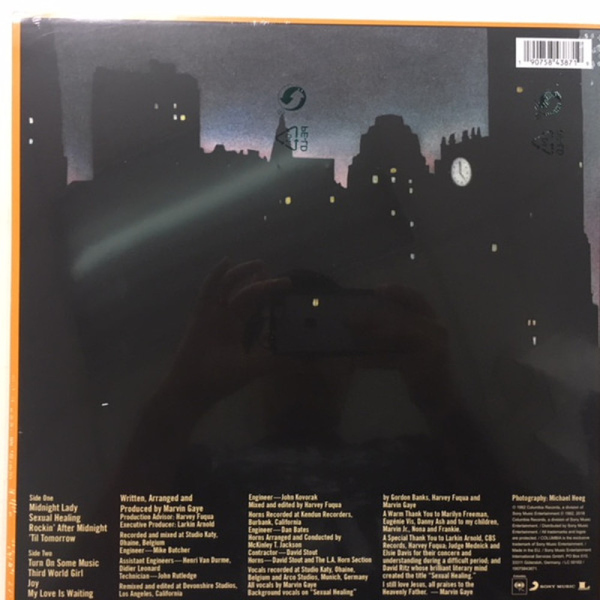 Marvin Gaye - Midnight Love (LP) (Back)