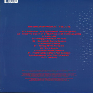 Massimiliano Pagliara - Feel Live (Back)