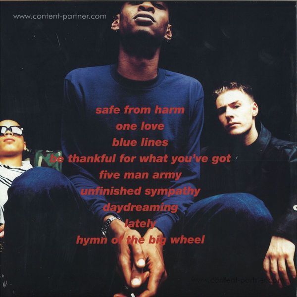 Massive Attack - Blue Lines (LP) (Back)