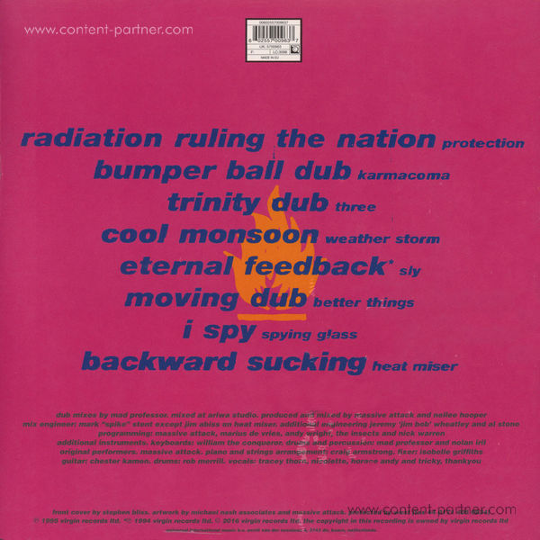 Massive Attack - No Protection (LP) (Back)