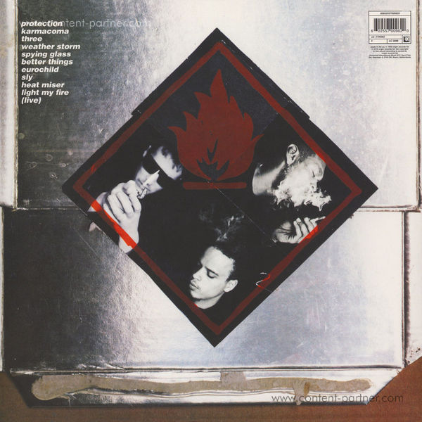 Massive Attack - Protection (LP) (Back)