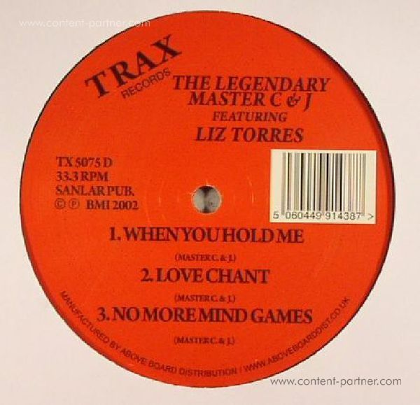 Master C & J - The Legendary Master C & J Feat Liz Torres (Back)