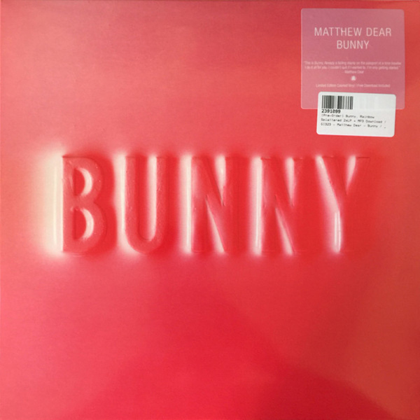 Matthew Dear - Bunny (Ltd. Ed. Coloured 2LP) (Back)