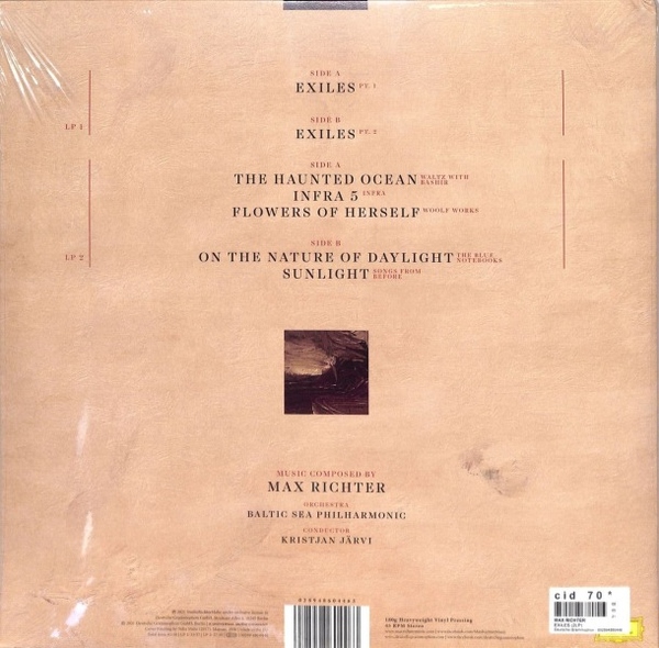 Max Richter - Exiles (2LP) (Back)