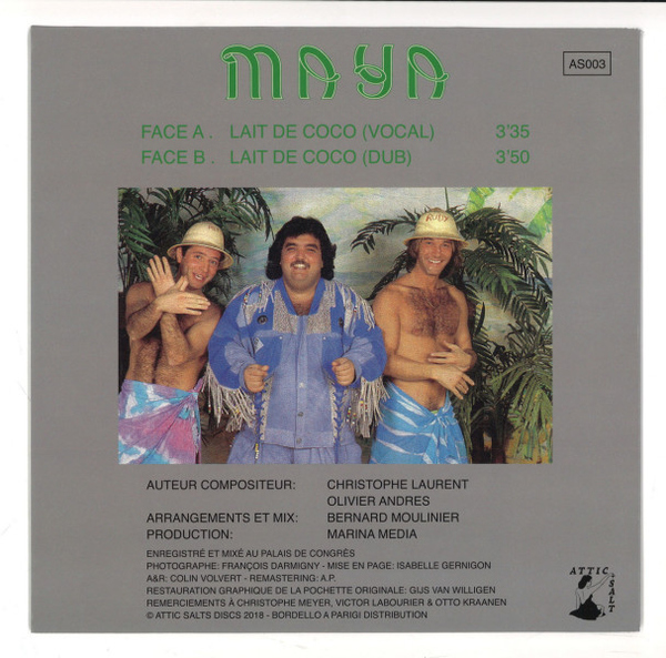 Maya - Lait De Coco (Back)