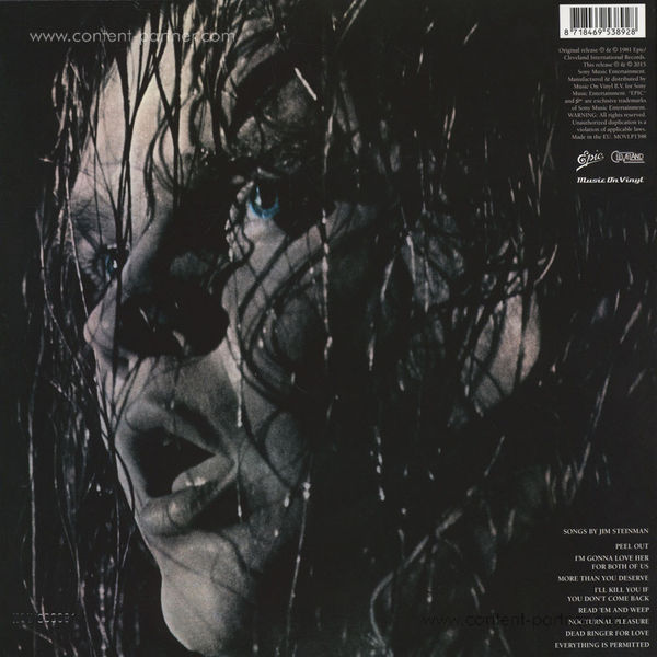 Meat Loaf - Dead Ringer (Back)