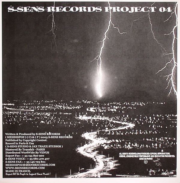 Mehdispoz - Street Sax / Underground Vibe (Back)