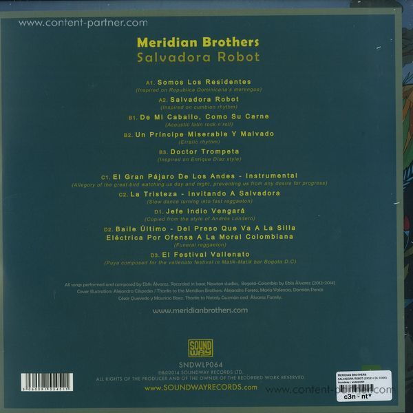 Meridian Brothers - Salvadora Robot (Back)
