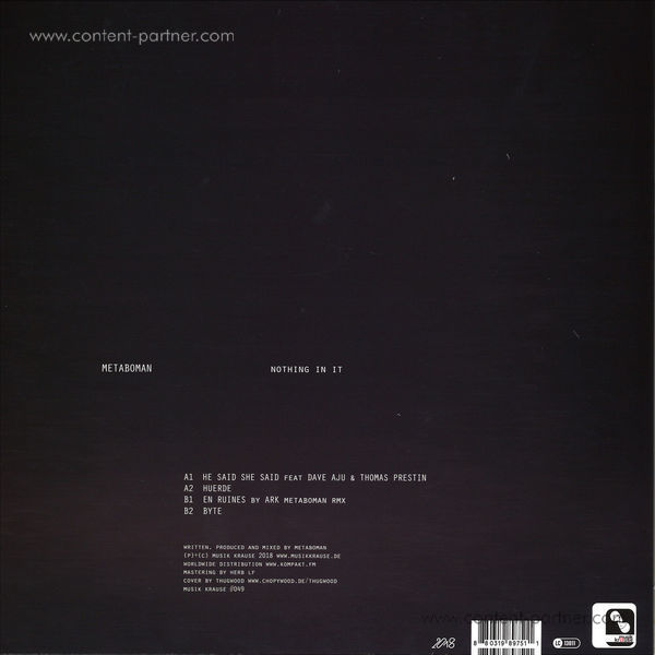 Metaboman - Nothing in It (Back)