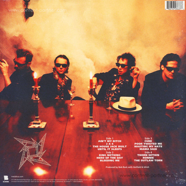 Metallica - Load (2LP 33rpm Version) (Back)