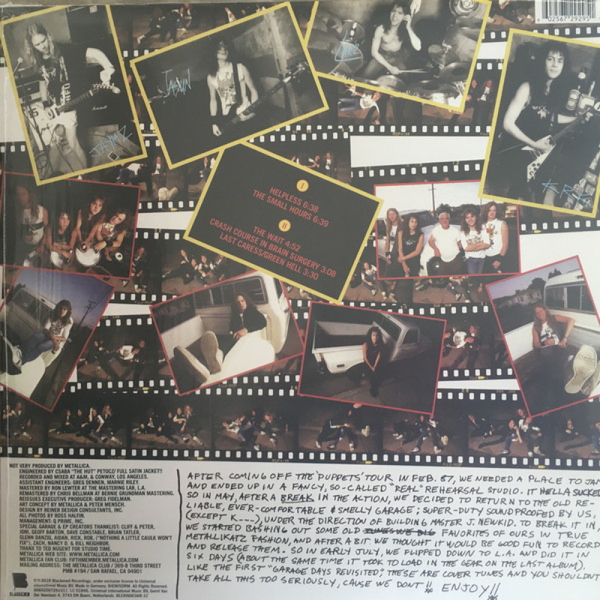 Metallica - The 5.98 E.P. (Ltd. Orange Vinyl) (Back)