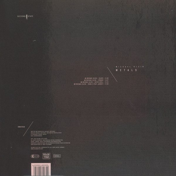 Michael Klein - Metals EP (Back)