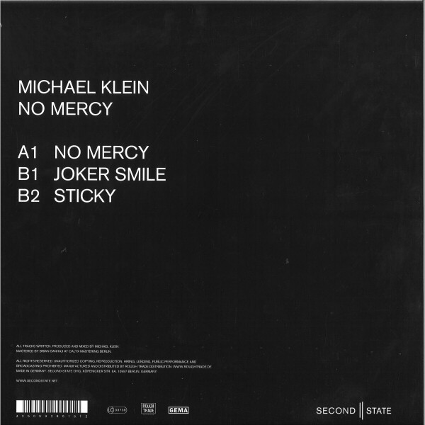 Michael Klein - No Mercy (Back)
