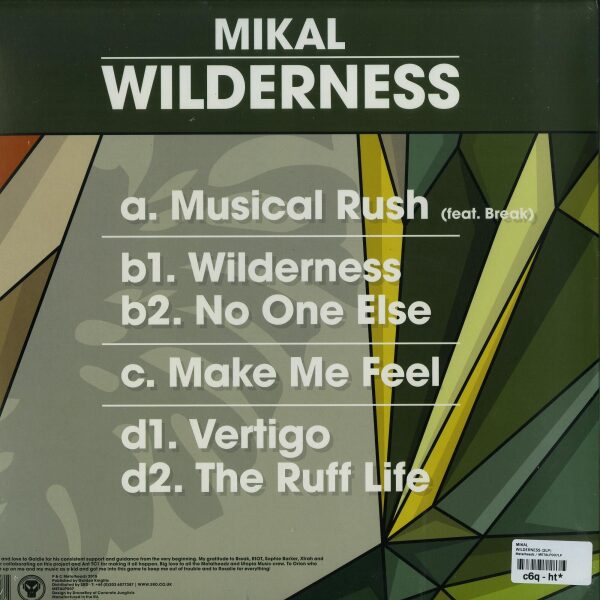 Mikal - Wilderness (Back)