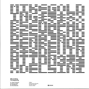Mike Golding - The Beginning EP (Back)