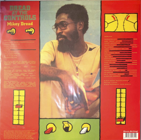 Mikey Dread - Dread At The Controls (Ltd. Orange Vinyl) (Back)