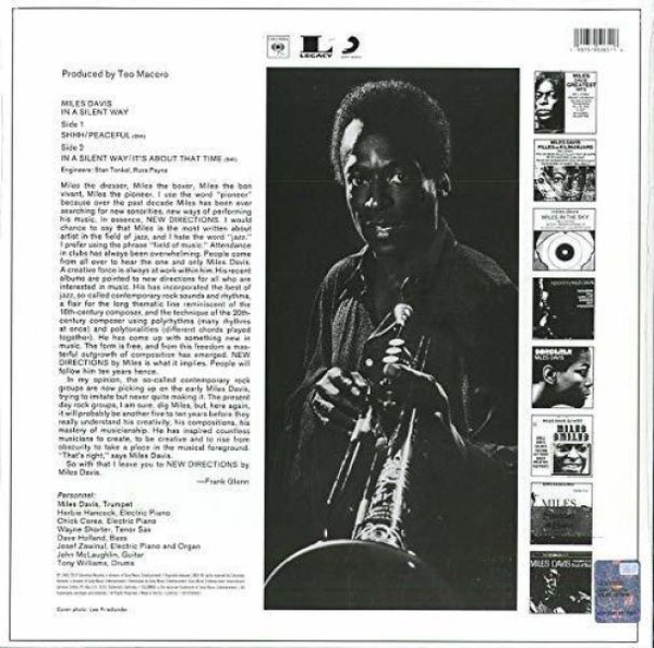 Miles Davis - In A Silent Way (50th Anniv. 180g Vinyl LP) (Back)
