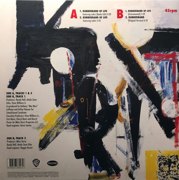 Miles Davis - Rubberband (RSD 2018) (Back)
