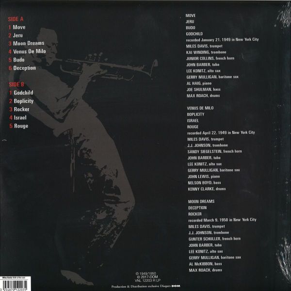 Miles Davis - The Complete Birth Of The Cool (Deluxe 2LP) (Back)