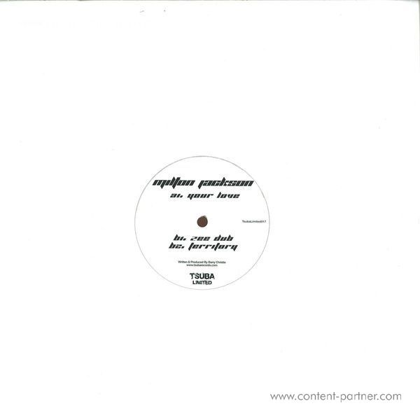 Milton Jackson - Your Love EP (Back)