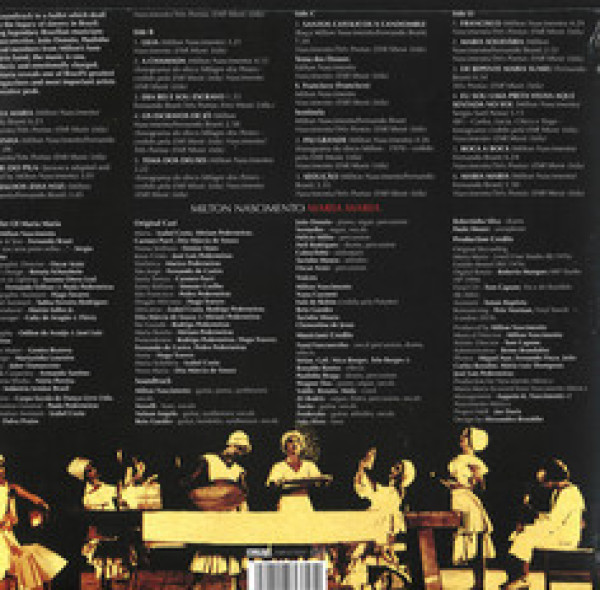 Milton Nascimento - Maria Maria (1974) (180g 2LP) (Back)