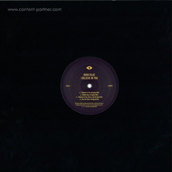 Miro Pajic - I Believe in you (Back)